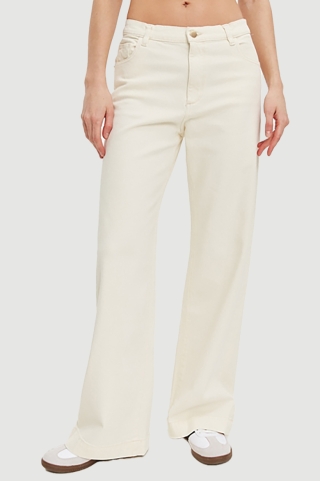 Джинсы Zoie Wide Leg Relaxed Vintage Ecru Джинсы Zoie Wide Leg Relaxed Vintage Ecru