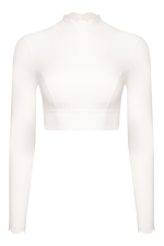 Лонгслив Open Back Crop Ivory Лонгслив Open Back Crop Ivory