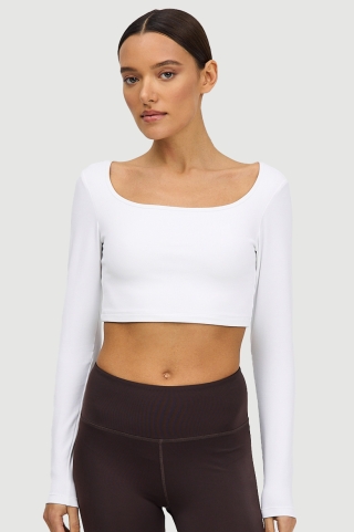 Лонгслив Gates Up Crystal White