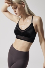 Топ для фитнеса Luxe bra black