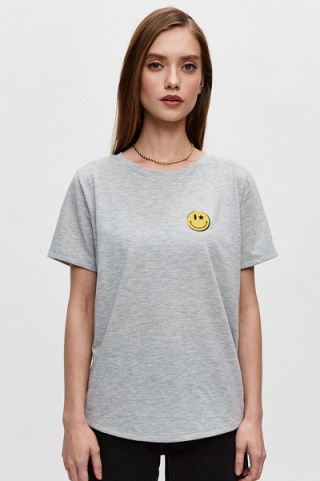 Футболка Smiley Mini Grey