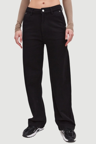 Джинсы Hepburn Wide Leg in Black Джинсы Hepburn Wide Leg in Black