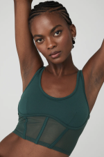 Топ Airbrush Mesh Corset Midnight Green Топ Airbrush Mesh Corset Midnight Green