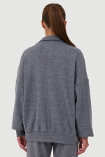 Джемпер Delon Ribbed Grey Джемпер Delon Ribbed Grey