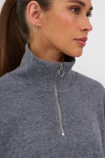 Джемпер Delon Ribbed Grey Джемпер Delon Ribbed Grey