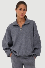Джемпер Delon Ribbed Grey Джемпер Delon Ribbed Grey