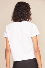 Кроп-футболка White