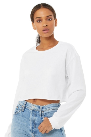 Лонгслив Women's Cropped Tee White Лонгслив Women's Cropped Tee White
