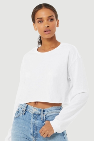 Лонгслив Women's Cropped Tee White