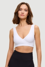 Топ Neckline White