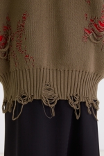 Шерстяной свитер Khaki - Red Шерстяной свитер Khaki - Red