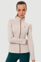 Лонгслив Zip Slim Fit Beige