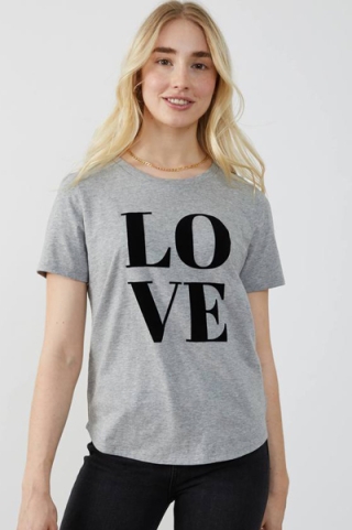 Футболка Love Heather Grey Футболка Love Heather Grey
