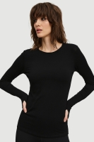 Лонгслив Super Power Basic Black